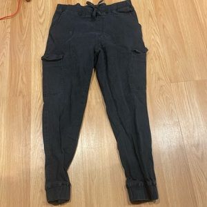 black cargo pants